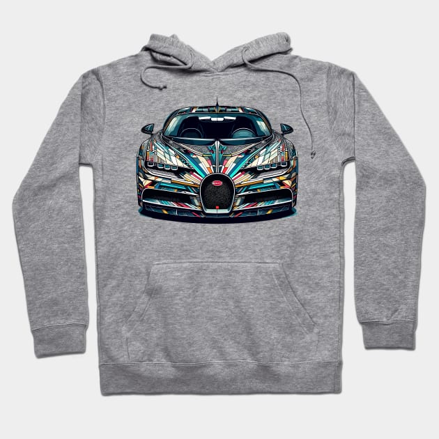 Bugatti Chiron Hoodie by Vehicles-Art